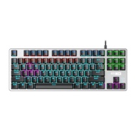 Altec Lansing ALGK8404 Blue Switch Wired Gaming Keyboard 87 Keys (Grey)