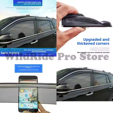 1 set SWM X7 X3 G01 Rain Visor Modification Special for Borgward BX5 BX7 BX6 Window Rain Guard Facto