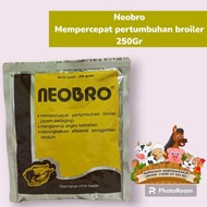 neobro 250gram vitamin suplemen penggemukan nafsu makan ayam broiler pedaging pejantan joper petelur