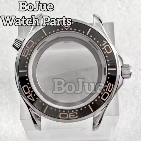 High Quality Watch Case Strap Dial 316L Stainless Steel For Seamaster 300 Seiko NH35 NH36 Movement S