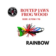 Boytep Mini Jaws Wood 2.7cm 7g Topwater Fishing Lure 2.7cm 7g