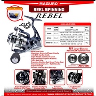 Reel maguro Rebel 3000 7+1 bb