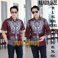 KEMEJA MEN'S BATIK SHIRT/ MEN'S BATIK JUMBO MEN'S BATIK JUMBO MEN'S BATIK SHIRT SHORT AND LONG SLEEV