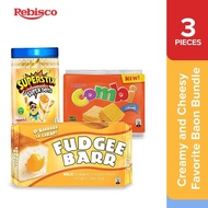 Creamy and Cheesy Favorite Baon Bundle - Combi + Fudgee Barr Milk + Superstix Cheese Jr