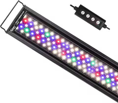 Advanced LED Aquarium Light with Timer, 24/7 Cycle & DIY Mode for 30-36 Inch Freshwater Planted Tank