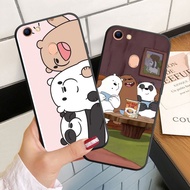 Case For OPPO F3 F5 F7 F9 F11 F15 F17 F19 Pro + Plus 5G Silicoen Phone Case Soft Cover Three naked bears 3