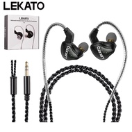 LEKATO H5 Headphones In Ear Monitors Hybrid Hifi IEM Earphones for Musicians Singers