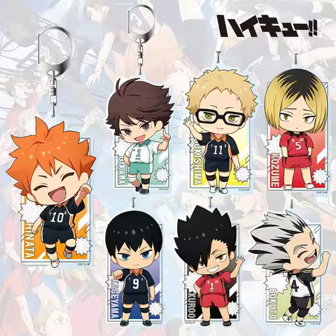Haikyuu!! Nice Play ver Shoyo Hinata Tobio Kageyama Toru Oikawa Tetsuro Kuroo Kenma Kozume Chibi Acr