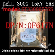 Original Dell  Seagate DELL Hitachi  ST3300657SS 300G SAS 3.5-inch 15K7 0F617N server hard drive Hit