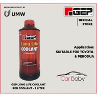 UMW GEP Long Life Coolant Concentrated 1L Toyota Honda Nissan Proton Perodua