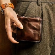 【免費刻字】真皮錢包 牛皮短夾 零錢包 卡夾卡包 信用卡捷運皮夾