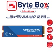 Internal SSD WD 500GB/1TB/2TB Blue SN5100 PCle Gen4x 4 NVMe M.2 upto 7100MB/s -
