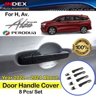 Perodua New alza 2022 ~ 2024 above car handle bowl cover accessories alza facelift pintu cover