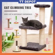 Cat Scratcher Poles Tree Board Condo House Toys
