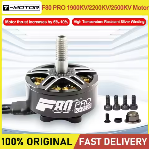TMOTOR T-motor F80 PRO 1900KV/2200KV/2500KV FPV Brushless Electrical Motor for RC Models Drone 220 2