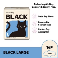 SECRET DAY Black Large 29cm 14s