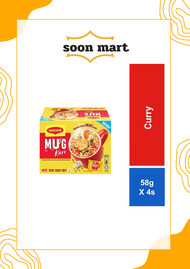 Maggi Mug Kari (4x58g)