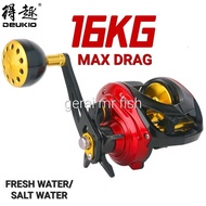 DEUKIO FERNO MQ400L jigging salt water fishing reel (carbon body)(8+1BB)