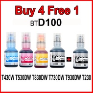 BTD100 Refill ink D100 Refill Ink for T230 T930DW T236 T830DW T238 T730DW T430W DCP-T530DW T535DW MF