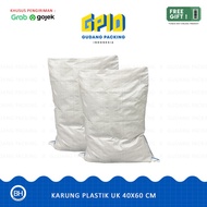 (GOSEND/GRAB) Karung Plastik 25kg 40x60