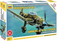Zvezda JU-87B2 Stuka - German Dive Bomber - 1:72 Scale
