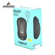 [GOODCHOICE] Wireless Optical Mouse for LOGITECH M220 Silent for Currys Black 1PC