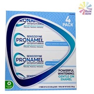 舒適達 - SENSODYNE-ProNamel #抗敏 #護齦#強化琺瑯質牙膏(溫和美白)超值裝[184g x 4支](72977)(平行進口)
