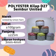 Union Yarn United by Cotton D27 Poly shiny spray knitting Yarn