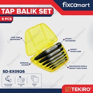 Tekiro Tap Balik Set 6 Pcs