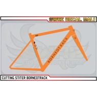 Decal Frame Fixie Classic Borneotrack
