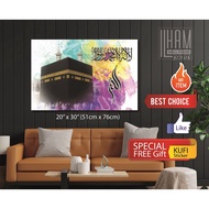 [Hot Deals] Frame Kaabah Shahadah Hiasan Dinding