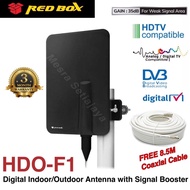 REDBOX DVB-T2 Digital TV Indoor & Outdoor Antenna With USB Amplifier(HDO-F1)