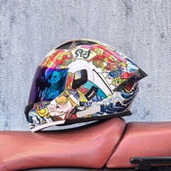 ORZ Unisex Motorcycle Helmet DOT Certification Double Lens Cross Section Helmet Safety Modular Flip 