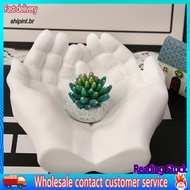 SP* Hand Flower Pot Hand-shaped Succulent Pot Hand Shaped Flower Pot Succulent Planter Candle Holder Jewelry Tray Resin Crafts Home Decor Gift