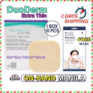 DUODERM Extra-Thin Dressing 10PCS/1 Box 4in*4in 10cm*10cm Hydrocolloid gel bandage