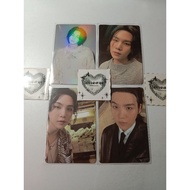 Photocard Album Dday Yoongi Suga Agustd Pc suga Pc agustd Weverse ver album ver 1 ver 2
