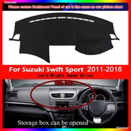 For Suzuki Swift Sport G3 FZ NZ AZH 2011-2016 With HUD Suede Dashmat Dash Mat Cover Dashboard Pad Su
