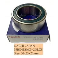 35BG05S16G-2DLCS NACHI JAPAN BEARING.( 35mm X 55mm X 20mm). AIRCOND COMPRESSOR BEARING. SAGA 8V.35BD