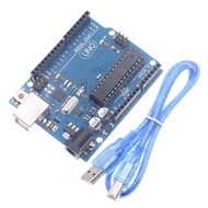 1PCS ATMEGA16U2+MEGA328P Chip for Arduino UNO R3 Development Board + USB CABLE UNO R3 Official Box