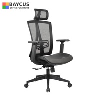 Office Chair Fully Assembled Ergonomic Full Mesh Office Chair | Office Mesh Chair with Adjustable Headrest, Lumbar suppo