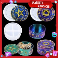 DIY Crystal Epoxy Resin Mold 12 Constellation Starry Sky Five-Pointed Star Storage Box Mirror Silicone Mold For Resin