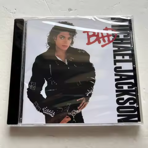 Classic The King of Pop Michael Jackson Bad Album CD A Collection Masterpiece Issued in 1987 Music R