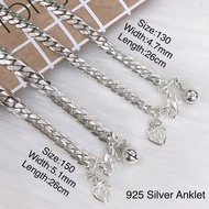Silver Anklets (925 Silver Anklet Adult Anklet/) 925 Sterling Silver Anklet