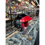 100% Ori Topi 3 Butang HELMET SGV Special Limited Edition with Red Cap （Tulisan Gold）