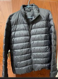 MUJI 無印良品 羽絨外套 黑  XL 男