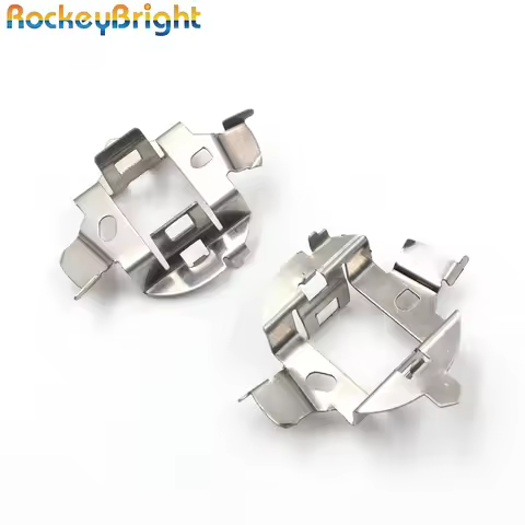 Rockeybright 2*H7 HID Headlight Bulb Holders Adapter Base For Volkswagen Passat B5 Riich G5 for BMW 