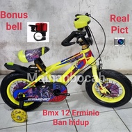 Sepeda Anak  BMX 12inch Erminio Transformers Sepeda anak laki laki