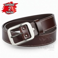 Men's Genuine Leather Belt/ Men's Leather Belt/ Genuine Leather Buckle Cool Men's Cowhide Belt
