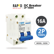 ยกลังถูกกว่า 53250-53254 DC Breaker 2P 1000V 16A 25A 32A 63A สำหรับแผงโซลาร์เซลล์ กล่องละ 6 ตัว