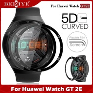 2 pcs/ป้องกันหน้าจอ For Huawei Watch GT 2e ฟิล์มกันรอย gt2e screen protector 3D full Curved Edge Soft Fibre Glass Protective Film Cover huawei GT2e/GT 2E Soft Fibre Protective Film